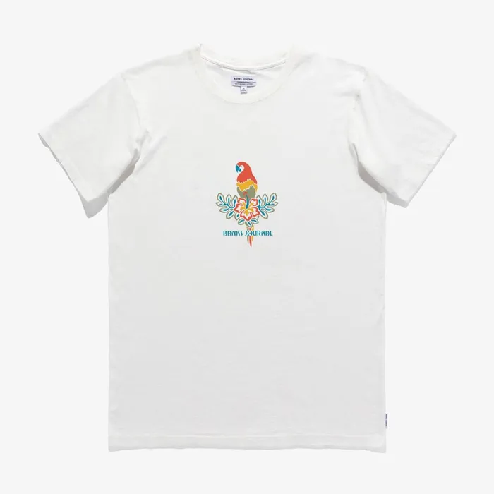 Men Banks Journal TShirts Birds Trader Tee Shirt Off White