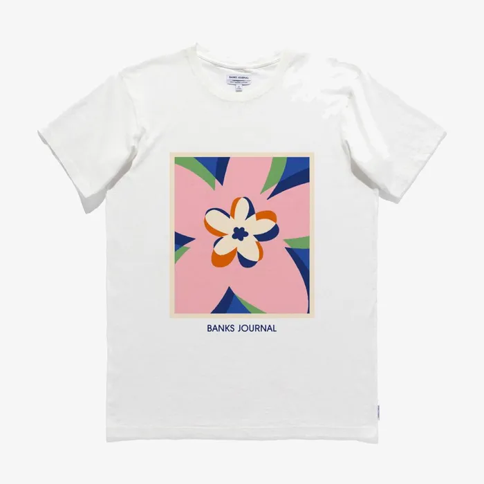 Men Banks Journal TShirts Candy Faded Tee Shirt Off White