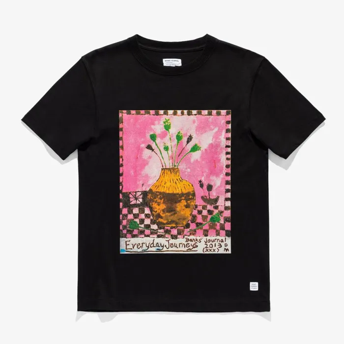 Men Banks Journal TShirts Darcy McCrae Trader Tee Shirt Black