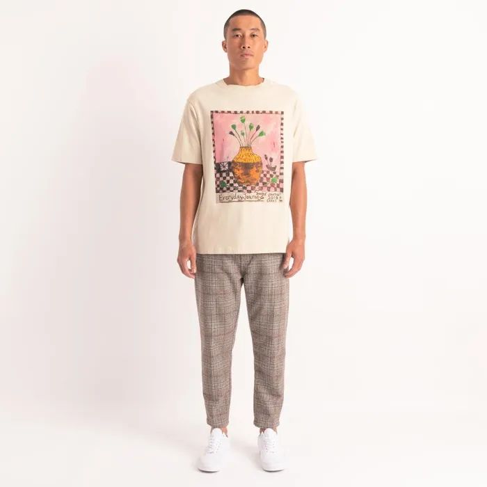 Men Banks Journal TShirts Darcy McCrae Trader Tee Shirt Bone