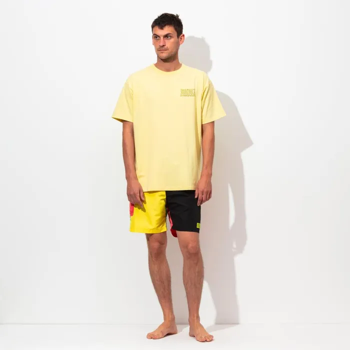 Men Banks Journal TShirts Deepest Reaches Bubble Tee Shirt Washed Yellow Men Banks Journal TShirts Deepest Reaches Bubble Tee Shirt Washed Yellow