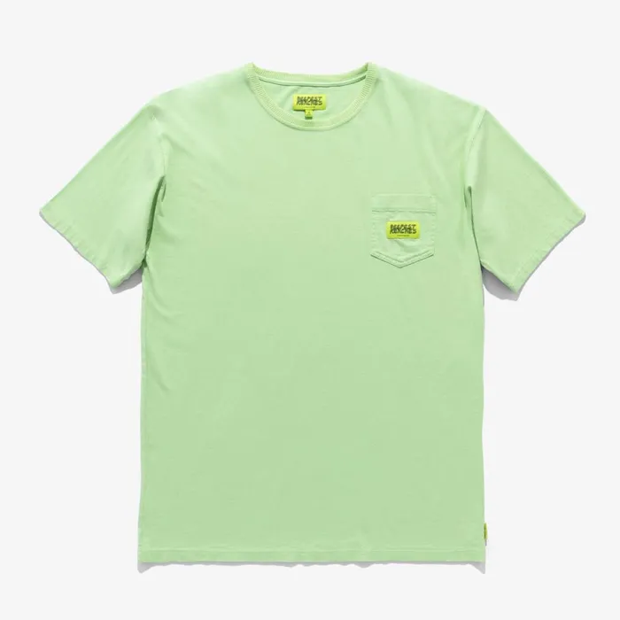 Men Banks Journal TShirts Deepest Reaches Label Tee Shirt Washed Lime