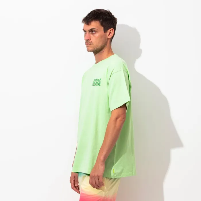Men Banks Journal TShirts Deepest Reaches Label Tee Shirt Washed Lime Men Banks Journal TShirts Deepest Reaches Label Tee Shirt Washed Lime