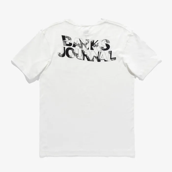 Men Banks Journal TShirts Natalie Strickland Progress Tee Shirt Off White