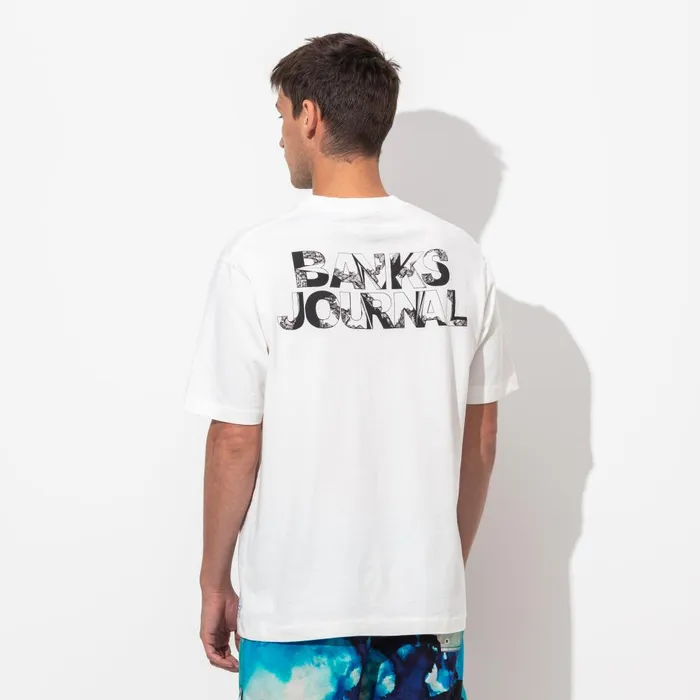 Men Banks Journal TShirts Natalie Strickland Progress Tee Shirt Off White Men Banks Journal TShirts Natalie Strickland Progress Tee Shirt Off White