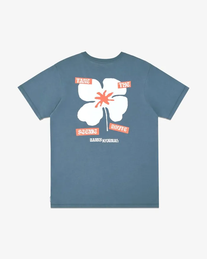 Men Banks Journal TShirts Oki Floral Classic Tee Story Weather