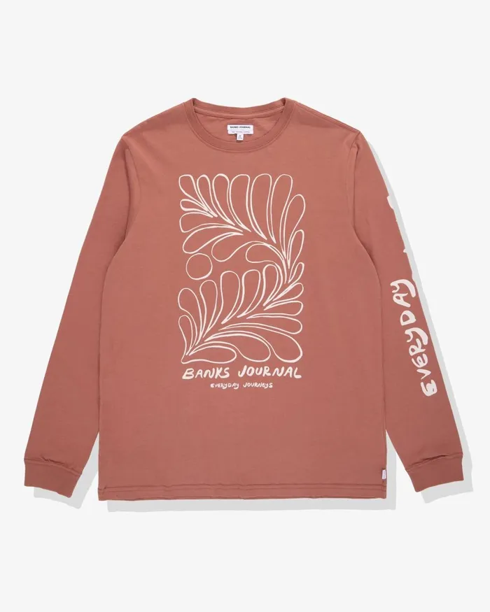Men Banks Journal TShirts Rowan LS Tee Shirt Sunburn