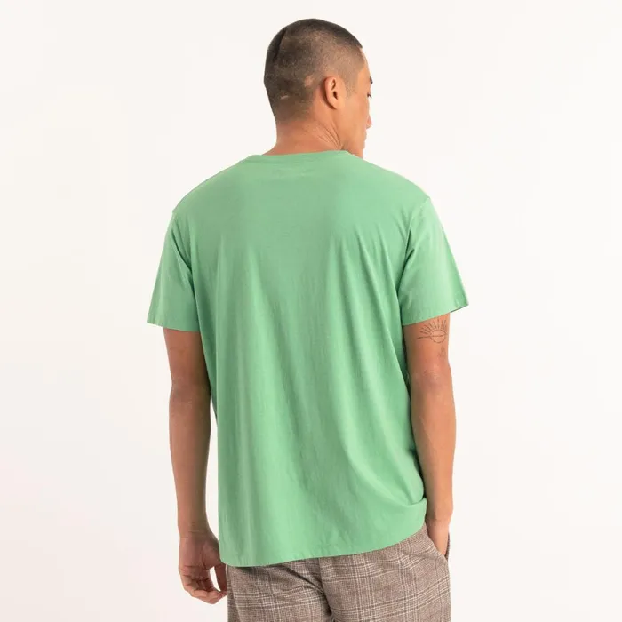 Men Banks Journal TShirts Smile Faded Tee Shirt Emerald Green