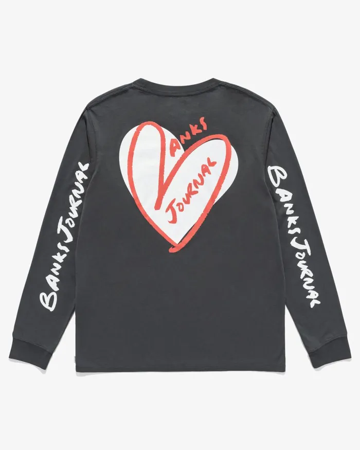 Men Banks Journal TShirts Ticker LS Tee Shirt Bungee Cord