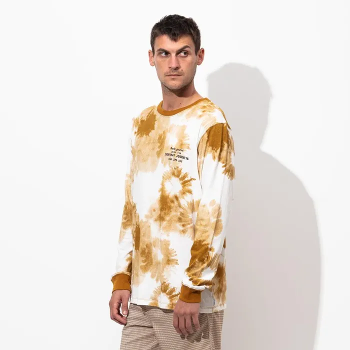 Men Banks Journal TShirts Washed Up LS Tee Shirt Tobacco Men Banks Journal TShirts Washed Up LS Tee Shirt Tobacco
