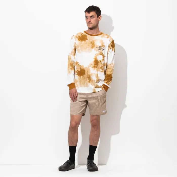Men Banks Journal TShirts Washed Up LS Tee Shirt Tobacco Men Banks Journal TShirts Washed Up LS Tee Shirt Tobacco