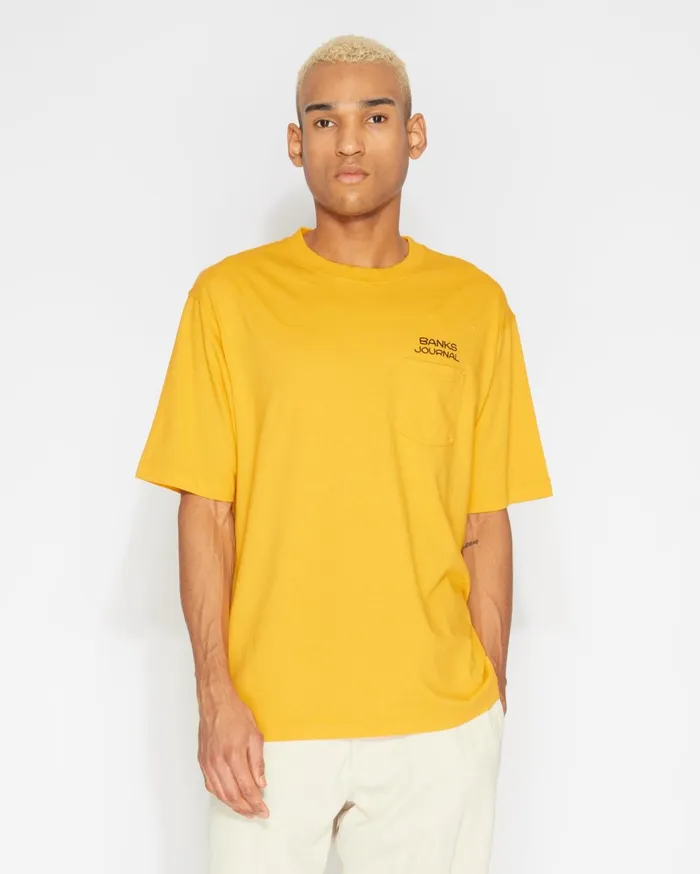 Men Banks Journal TShirts Yangsun Tee Shirt Golden Sun