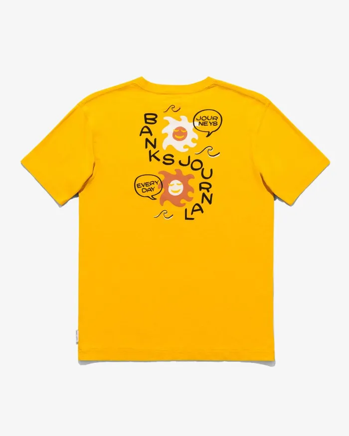 Men Banks Journal TShirts Yangsun Tee Shirt Golden Sun