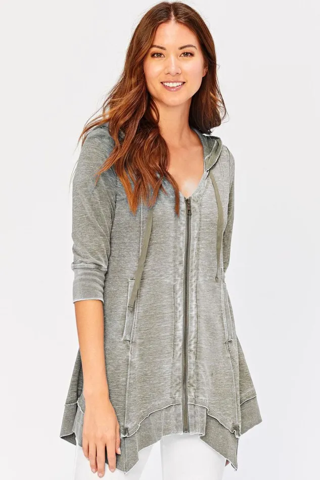 Mercantile Burnout Jacket Hex Burnout Clothing XCVI Jackets