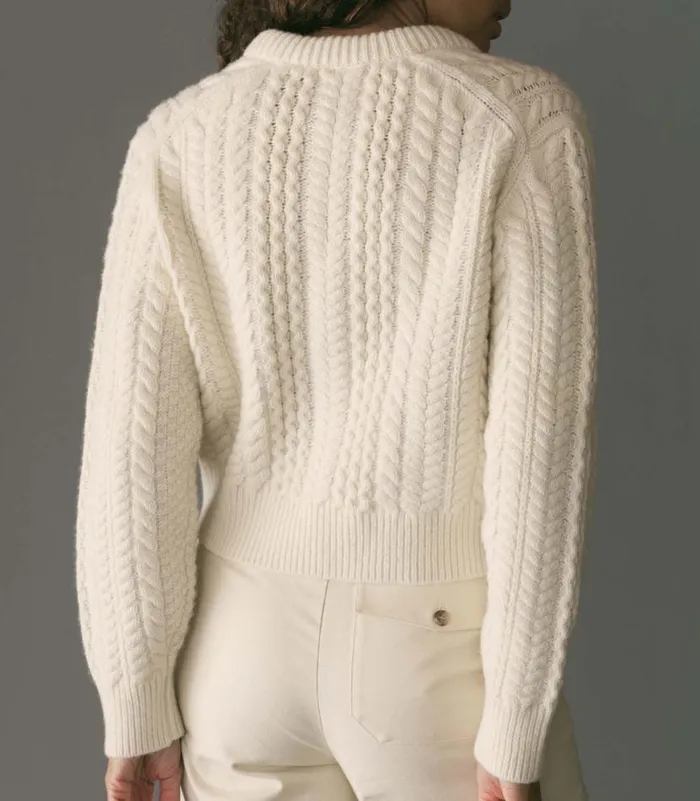 MERCINA CARDIGAN Ivory Shop DEN Knitwear