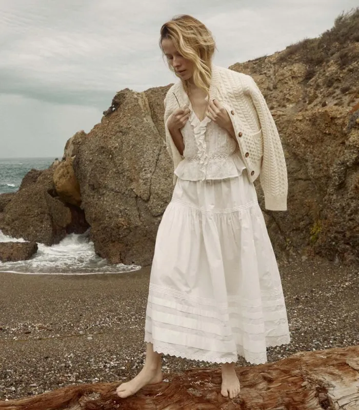 MERCINA CARDIGAN Ivory Shop DEN Knitwear