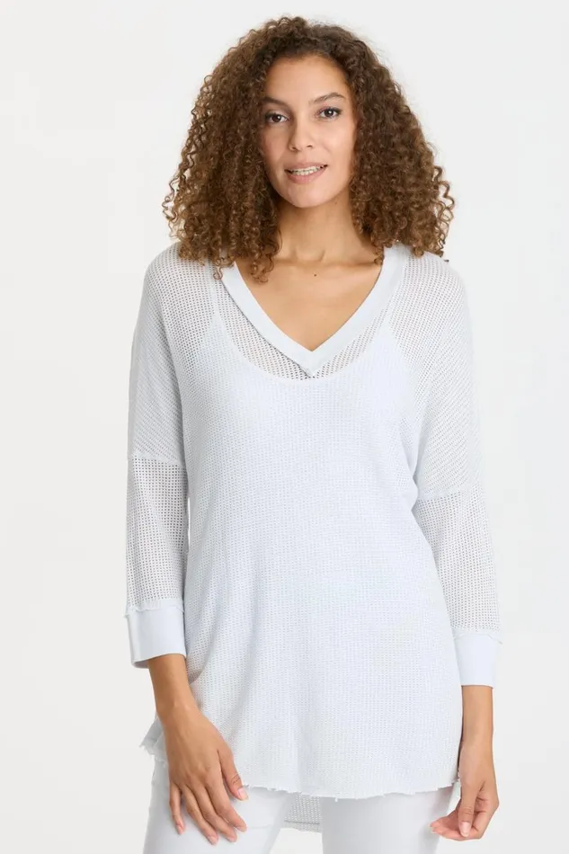 Mesh Fira Pullover Fantail Pigment Clothing XCVI Sweatshirts