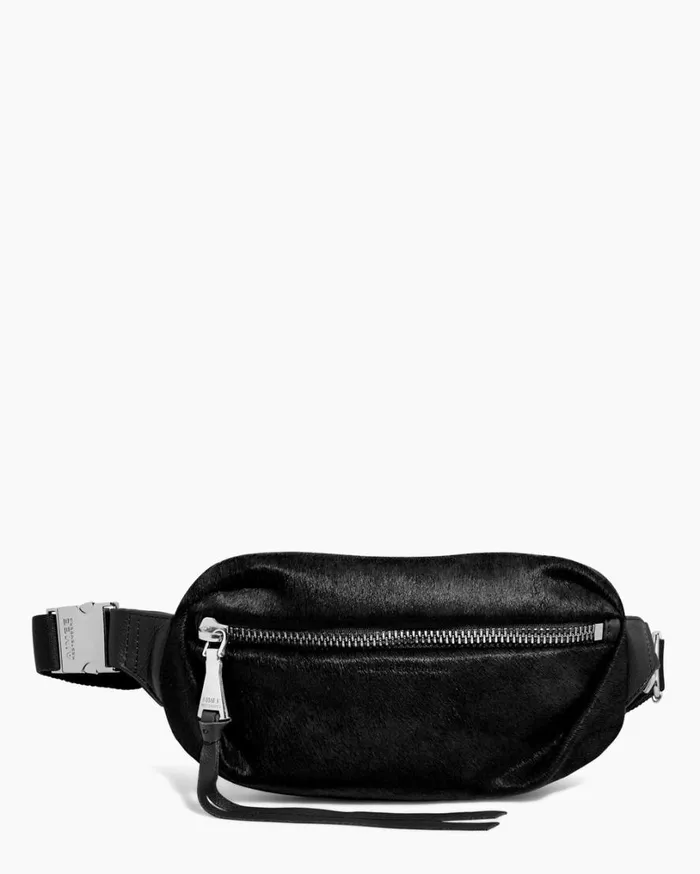 Milan Bum Bag Black Haircalf Women Aimee Kestenberg Bum Bags and Belt Bags