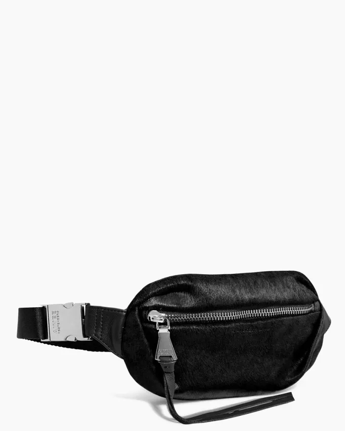 Milan Bum Bag Black Haircalf Women Aimee Kestenberg Bum Bags and Belt Bags