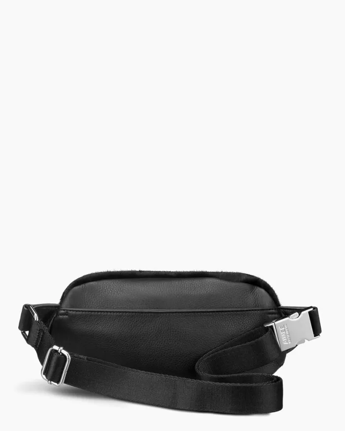 Milan Bum Bag Black Haircalf Women Aimee Kestenberg Bum Bags and Belt Bags