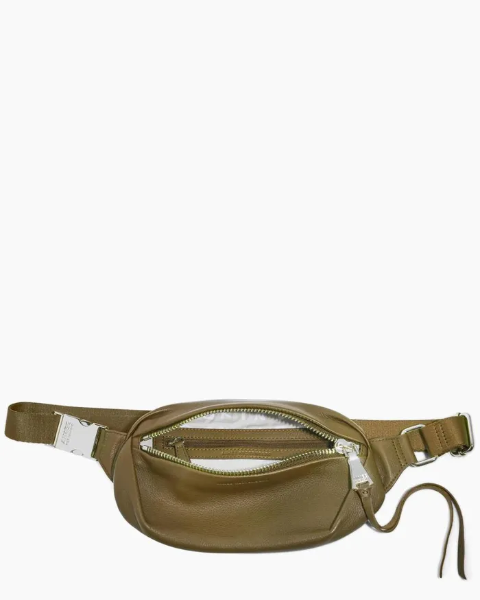 Milan Bum Bag Soft Olive Women Aimee Kestenberg Bum Bags and Belt Bags