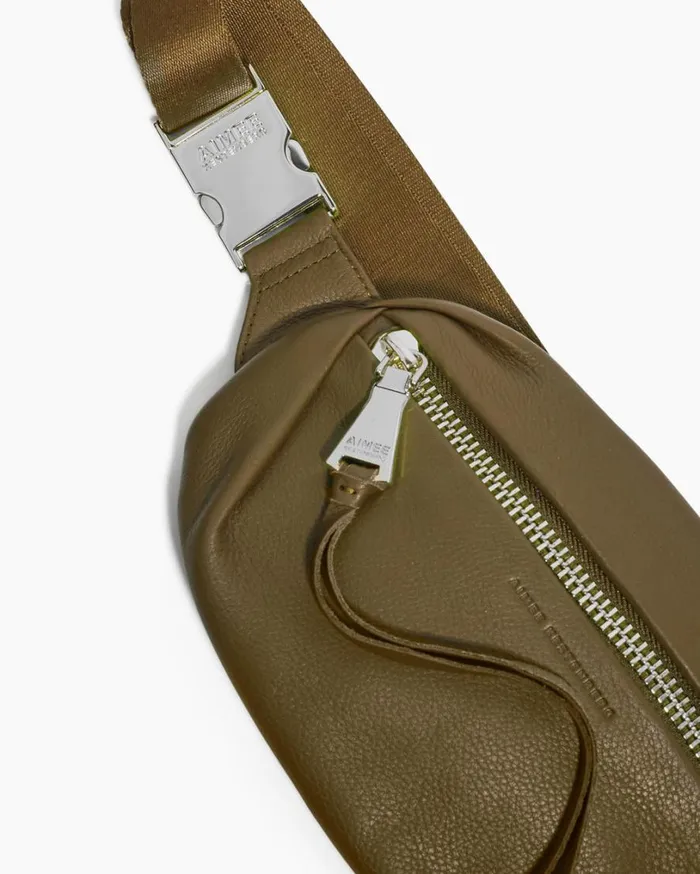 Milan Bum Bag Soft Olive Women Aimee Kestenberg Bum Bags and Belt Bags