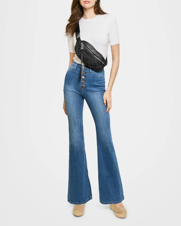 Milan Novelty Bum Bag Scattered Studs Women Aimee Kestenberg Bum Bags and Belt Bags