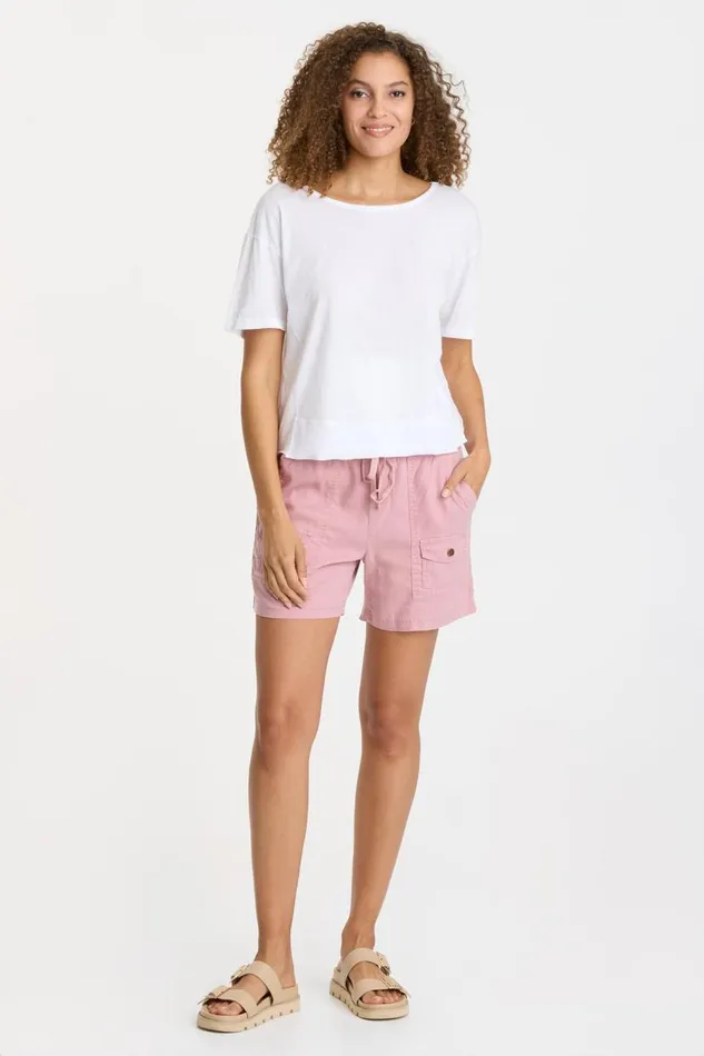 Milton Short 20 Lavender Suede Clothing XCVI Shorts