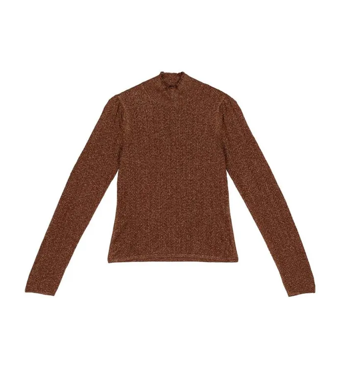 MINOU TURTLENECK Persimmon Shop DEN Knitwear