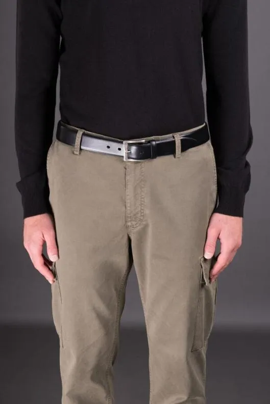MooRER Belts Men BERTHASH Nero