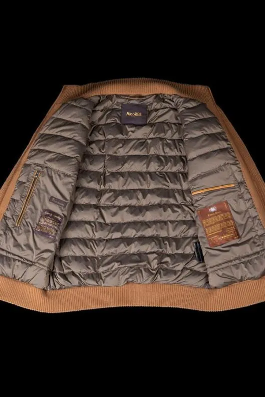 MooRER Jackets Men ARENAVIN Natural Brown