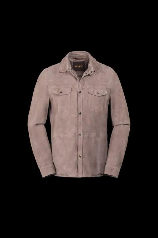 MooRER Jackets Men BAZILLEURV Tortora