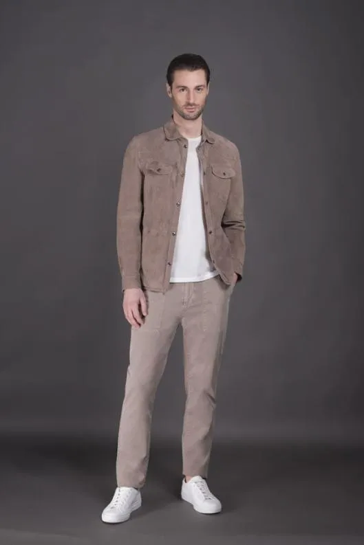 MooRER Jackets Men BAZILLEURV Tortora