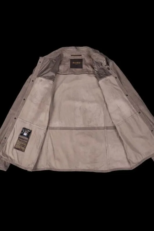 MooRER Jackets Men BAZILLEURV Tortora