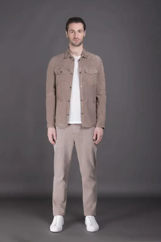 MooRER Jackets Men BAZILLEURV Tortora