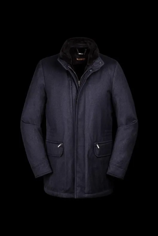 MooRER Jackets Men BERNIERFURILD Blu Grey