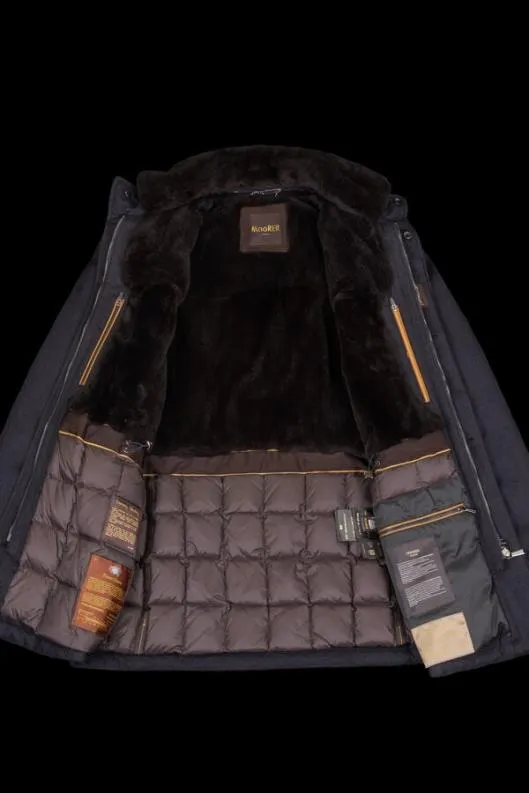 MooRER Jackets Men BERNIERFURILD Blu Grey