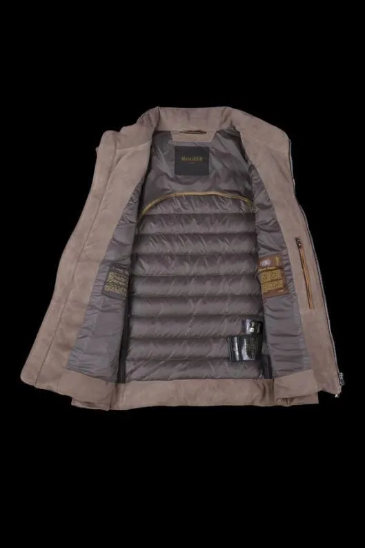 MooRER Jackets Men CALAFUR Tortora