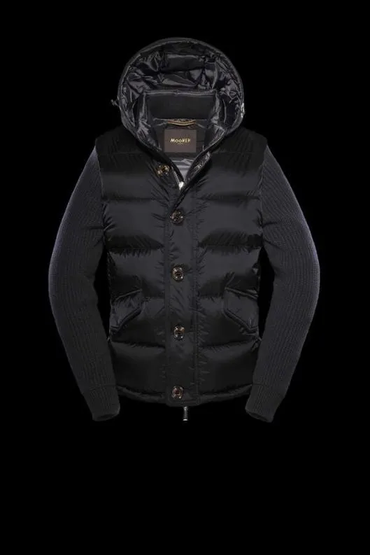 MooRER Jackets Men FOSCOLOSHM Black