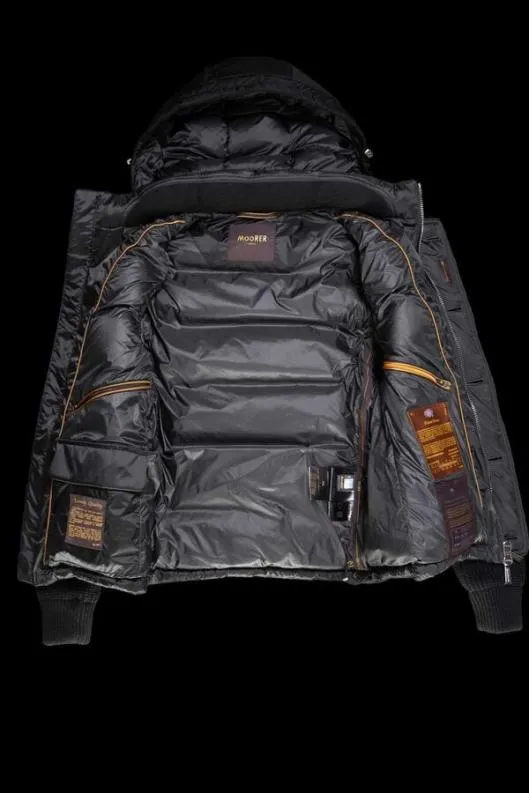MooRER Jackets Men FOSCOLOSHM Black