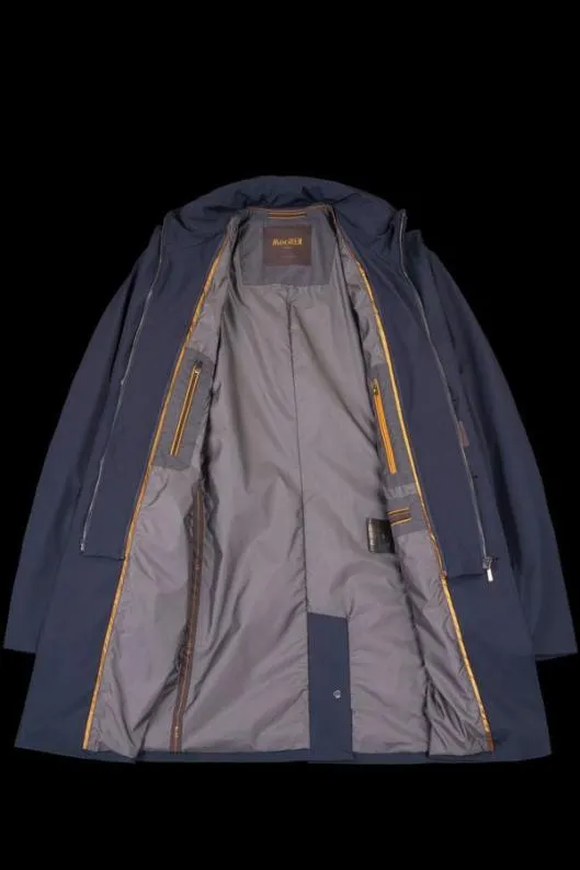 MooRER Jackets Men GIROLAMOKN Dark Blu