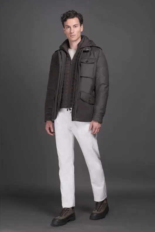 MooRER Jackets Men ISACLL Forest
