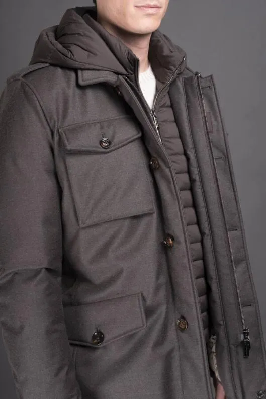 MooRER Jackets Men ISACLL Forest