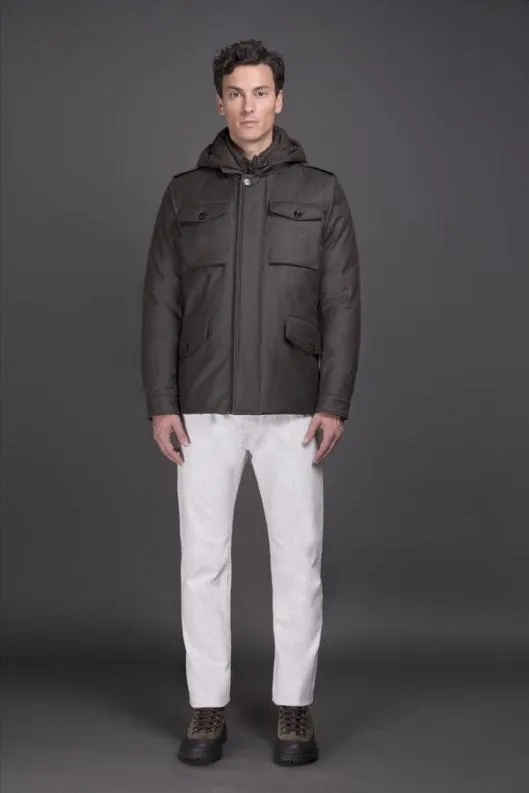 MooRER Jackets Men ISACLL Forest