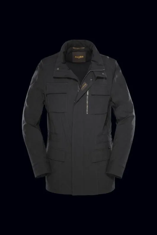 MooRER Jackets Men MANOLOKN Asfalto