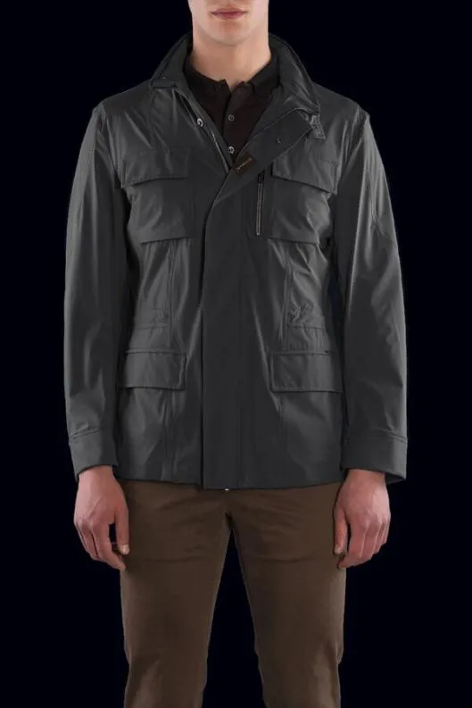 MooRER Jackets Men MANOLOKN Asfalto