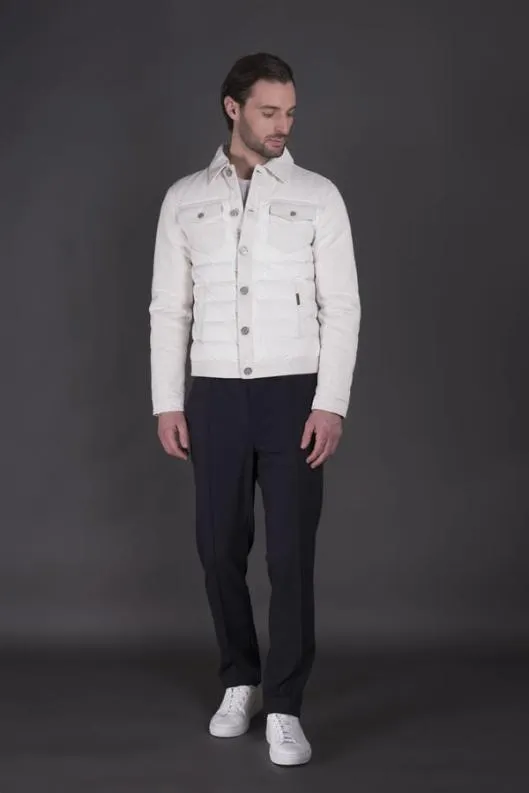 MooRER Jackets Men MONDOR214PH Ecru