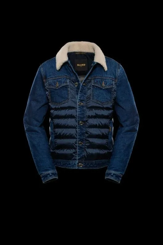 MooRER Jackets Men MONDORFUR104S Blue