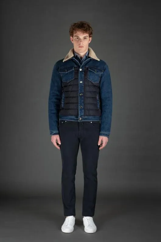 MooRER Jackets Men MONDORFUR104S Blue