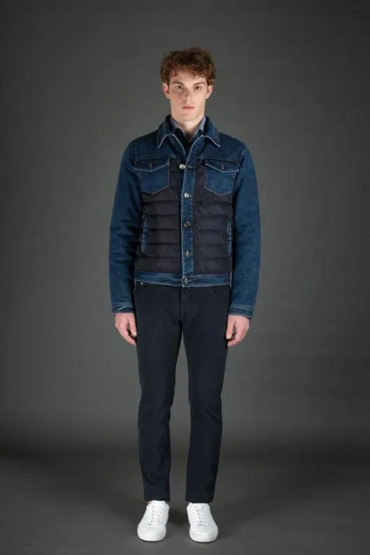 MooRER Jackets Men MONDORFUR104S Blue